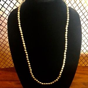 26” Silverplate 7mm Beads